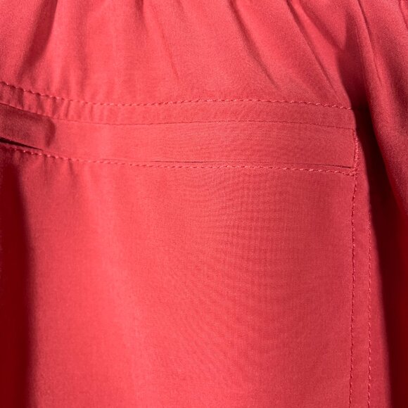 Athleta Savannah Orange Red Currant Stretch Midi Skirt M Women's Athletic! - Picture 6 of 7